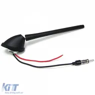 Dachantenne für Autos 17 cm mit Basis und Verstärker, flexibel und geeignet für Autowäschen-image-6196239