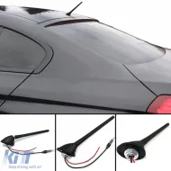 Dachantenne für Autos 17 cm mit Basis und Verstärker, flexibel und geeignet für Autowäschen-image-6196242