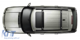 Dachgepäckträger Regenrinne Kreuzschienen-System für Range Rover Vogue III 2002-2013-image-6070319