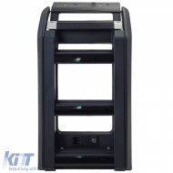 Dachleiter, Seitenleiter, schwarz glänzend, geeignet für Land Rover Defender 90 110 ab 19-image-6206849