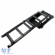 Dachleiter, Seitenleiter, schwarz glänzend, geeignet für Land Rover Defender 90 110 ab 19-image-6206852