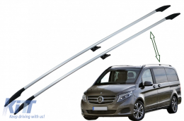Dachreling für Mercedes V-Klasse W447 2014-Up Langer Radstand LWB Aluminium-image-6069585