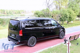 Dachspoiler Flügel Dachflügel für für Mercedes V-Klasse W447 (2014–04.2024) EQV (2020) – Schwarz glänzend-image-6114299