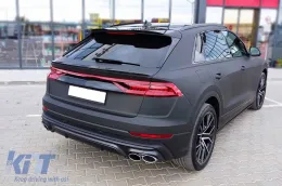 Dachspoiler geeignet für Maxton Design Version 1 Typ S-Line für Audi Q8 nach 2018, SQ8 nach 2019, schwarz lackiert-image-6140356
