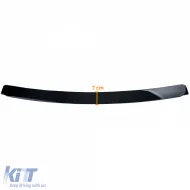 Dachspoiler Heckscheibenverkleidung schwarz glänzend geeignet für BMW 3er E46 Limousine 98-05-image-6208476