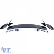 Dachspoiler hinten Sportlook schwarz glänzend geeignet für Mercedes A-Klasse W177 ab 18-image-6197231