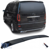 image-66-Dachspoiler Lippe Schwarz Glänzend geeignet für Mercedes Vito Viano W639 2003-2014