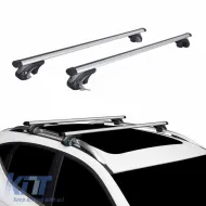 image-53-Dachträger Aluminium Rackit Universal 120cm Geländersystem Set mit Montageset Silber 2 Stück