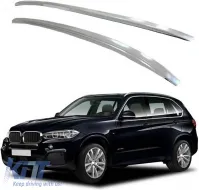 image-9-Dachträger geeignet für BMW X5 F15 2013-2018 Flush-Rails Aluminium Silber 2 Stück