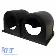 Dashboard Gauge Pod Double (2 x 52mm) Black Auto Gauge - CGRGAR6036100