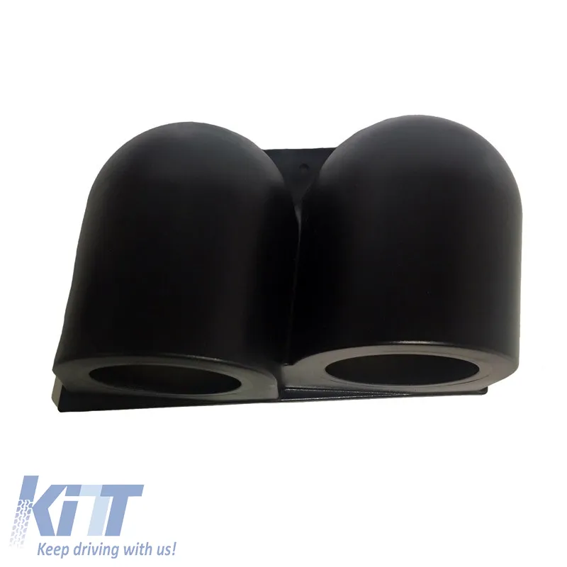 Dashboard Gauge Pod Double (2 x 52mm) Black Auto Gauge