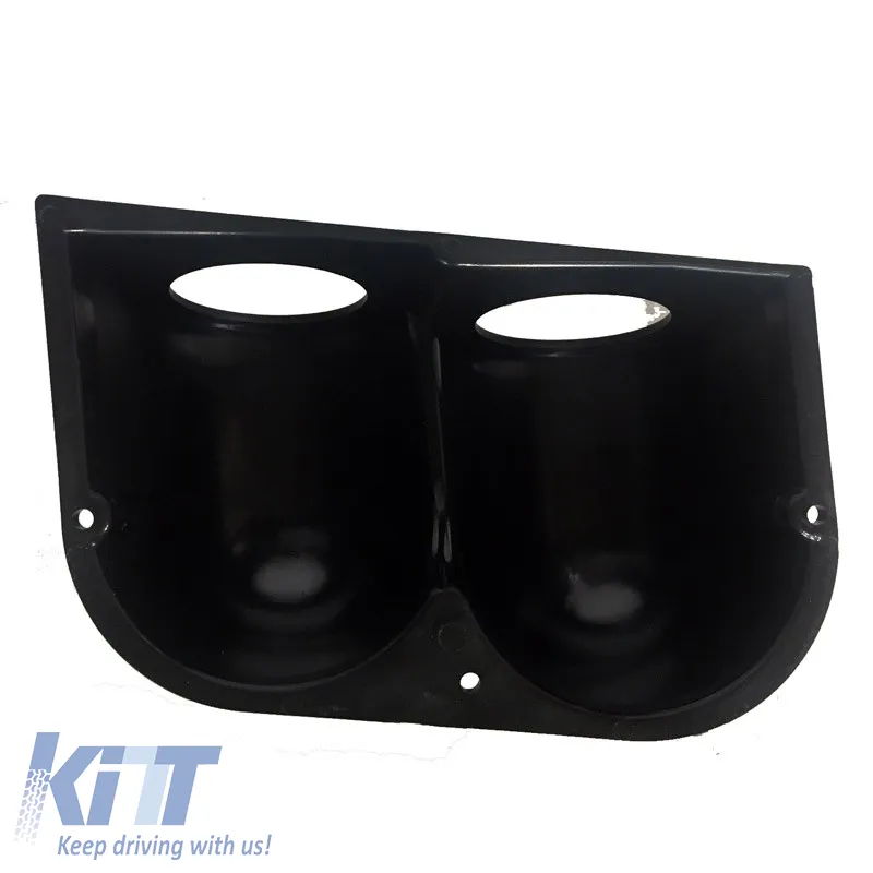 Dashboard Gauge Pod Double (2 x 52mm) Black Auto Gauge