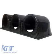 Dashboard Gauge Pod Triple (3 x 52mm) Carbon Auto Gauge-image-6301008