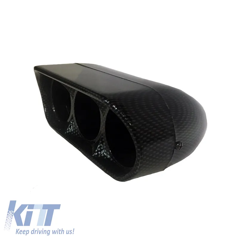Dashboard Gauge Pod Triple (3 x 52mm) Carbon Look Auto Gauge