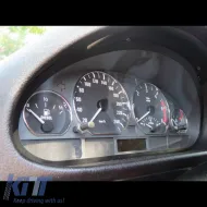 Dashboard Tacho Rings suitable for BMW 3 E46 98-05 Chrome-image-6301685