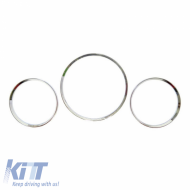 Dashboard Tacho Rings suitable for Mercedes-Benz C-Class W202 93-95 Chrome - CGRGM6036304