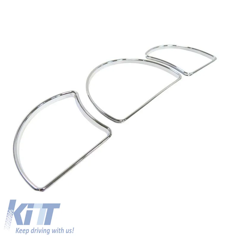 Dashboard Tacho Rings suitable for Opel Astra F 91-97 Chrome