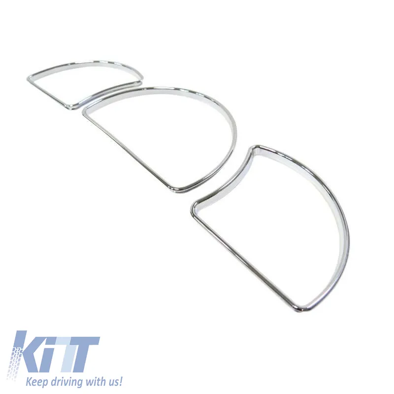 Dashboard Tacho Rings suitable for Opel Astra F 91-97 Chrome