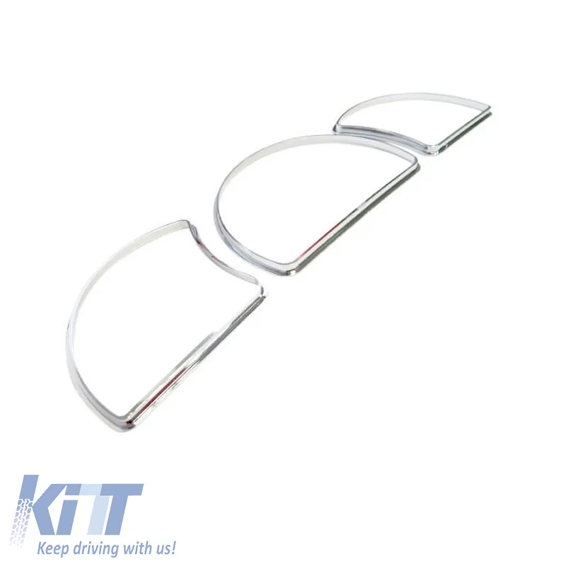 Dashboard Tacho Rings suitable for Opel Astra F 91-97 Chrome