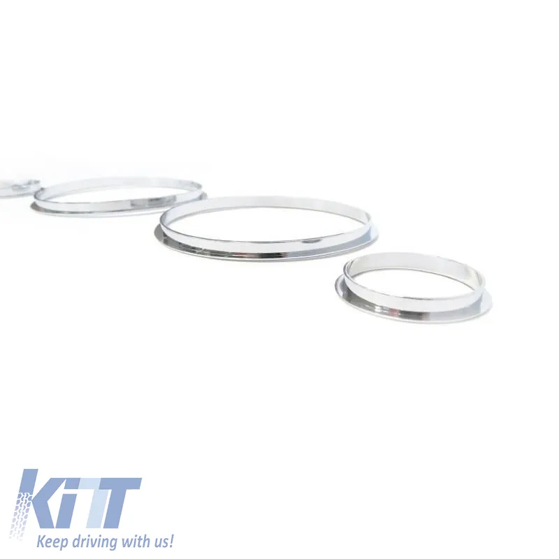 Dashboard Tacho Rings suitable for Opel Astra G 98-04, Zafira A 98-05 Chrome