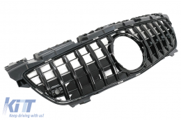 Davanti & Inferiore Griglia per Mercedes Classe SLK R172 11-15 GTR Panamericana Look Nero-image-6090215