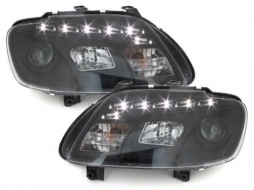 image-47-DAYLIGHT Headlights LED DRL suitable for VW Touran 1T Caddy (02.2003-10.2006) Black