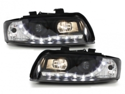 image-74-DAYLIGHT Headlights suitable for Audi A4 B6 8E (2001-2004) DRL Black