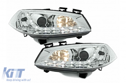 image-42-DAYLIGHT Headlights suitable for Renault Megane (11.2002-12.2005) DRL Chrome