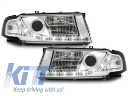 image-12-DAYLIGHT LED DRL Headlights suitable for Skoda Octavia I (08.2000-2010) Chrome