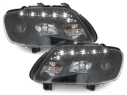 image-17-DAYLIGHT Prednja svijetla LED DRL prikladna za VW Touran 1T Caddy (02.2003-10.2006) Crna