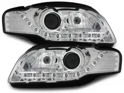 image-60-DAYLIGHT Prednja svijetla prikladna za Audi A4 B7 (11.2004-03.2008) DRL Optic Chrome