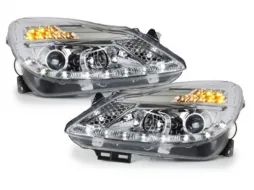 image-72-DAYLIGHT Prednja svijetla prikladna za Opel Corsa D (04.2006-2011) LED DRL Chrome