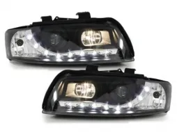 image-51-DAYLIGHT Фарове подходящи за Audi A4 B6 8E (2001-2004) DRL Черен