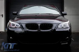 Dayline & angyalszem fényszóró BMW 5-ös E60 E61 (2003-2007)-image-6093196