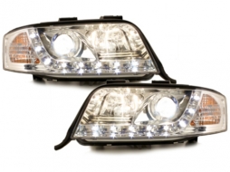 DAYLINE Első lámpák AUDI A6 4B 01-04 _drl-optikai _ króm-image-59236