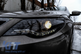 DAYLINE Első lámpák VW Passat CC (2008-2012) drl optikai fekete-image-6059459