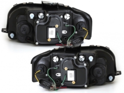 DAYLINE fényszóró AUDI A3 8P 03-08 DRL-optikás fekete-image-59129