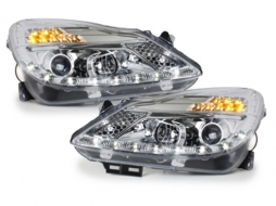 image-78-DAYLINE fényszóró Opel Corsa D 06+ DRL-optikás króm