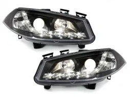 DAYLINE fényszóró Renault Megane 03-06 DRL-optikás fekete-image-54508