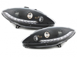 image-29-DAYLINE fényszóró Seat Leon 1P (2005-2009) Altea (2005-2008) Toledo MK3 (2005-2009) LED DRL optikás fekete