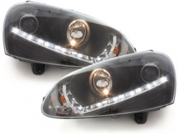image-57-DAYLINE fényszóró VW Golf V 03-09 DRL optikás HID fekete
