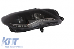 DAYLINE fényszóró VW Passat CC (2008-2012) DRL optikás fekete-image-6015082
