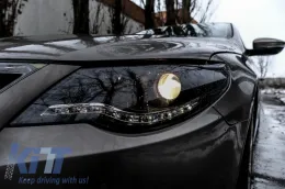 DAYLINE fényszóró VW Passat CC (2008-2012) DRL optikás fekete-image-6059459