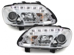 image-9-DAYLINE fényszóró VW Touran 1T 03-06 DRL optikás króm