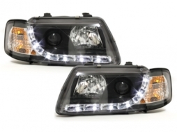 image-53-DAYLINE Headlights suitable for Audi A3 8L (08.1996-08.2000) DRL Negru