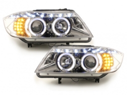 DAYLINE headlights suitable for BMW E90 05+_2 halo rims_drl optic_LED_chr-image-64759