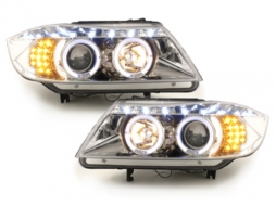 DAYLINE headlights suitable for BMW E90 05+_2 halo rims_drl optic_LED_chr-image-64762