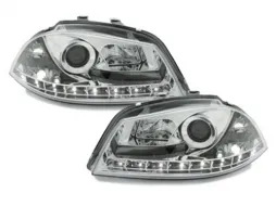 image-61-DAYLINE Headlights suitable for Seat Ibiza 6L (04.2002-2008) DRL Chrome