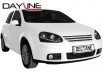 DAYLINE headlights suitable for VW Golf V 03-09_drl optic_HID_black-image-54932