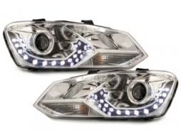 image-73-DAYLINE headlights suitable for VW Polo 6R 09+_drl optic_chrome